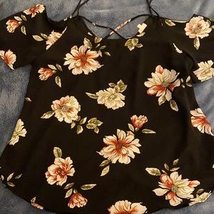 Valette cold shoulder blouse